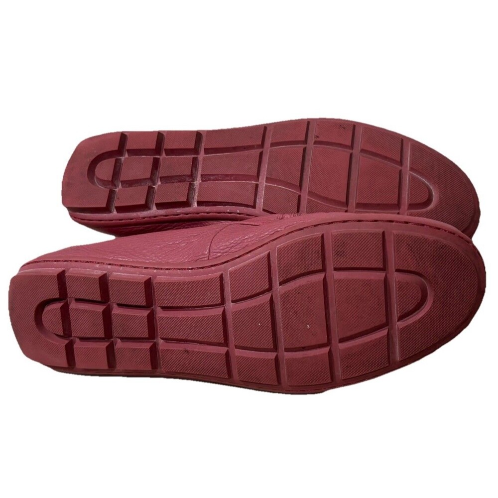 Coach Mary Lock Up Loafers Womens 9.5B Pink Pebbled Leather Slip On Flats - Picture 3 of 8